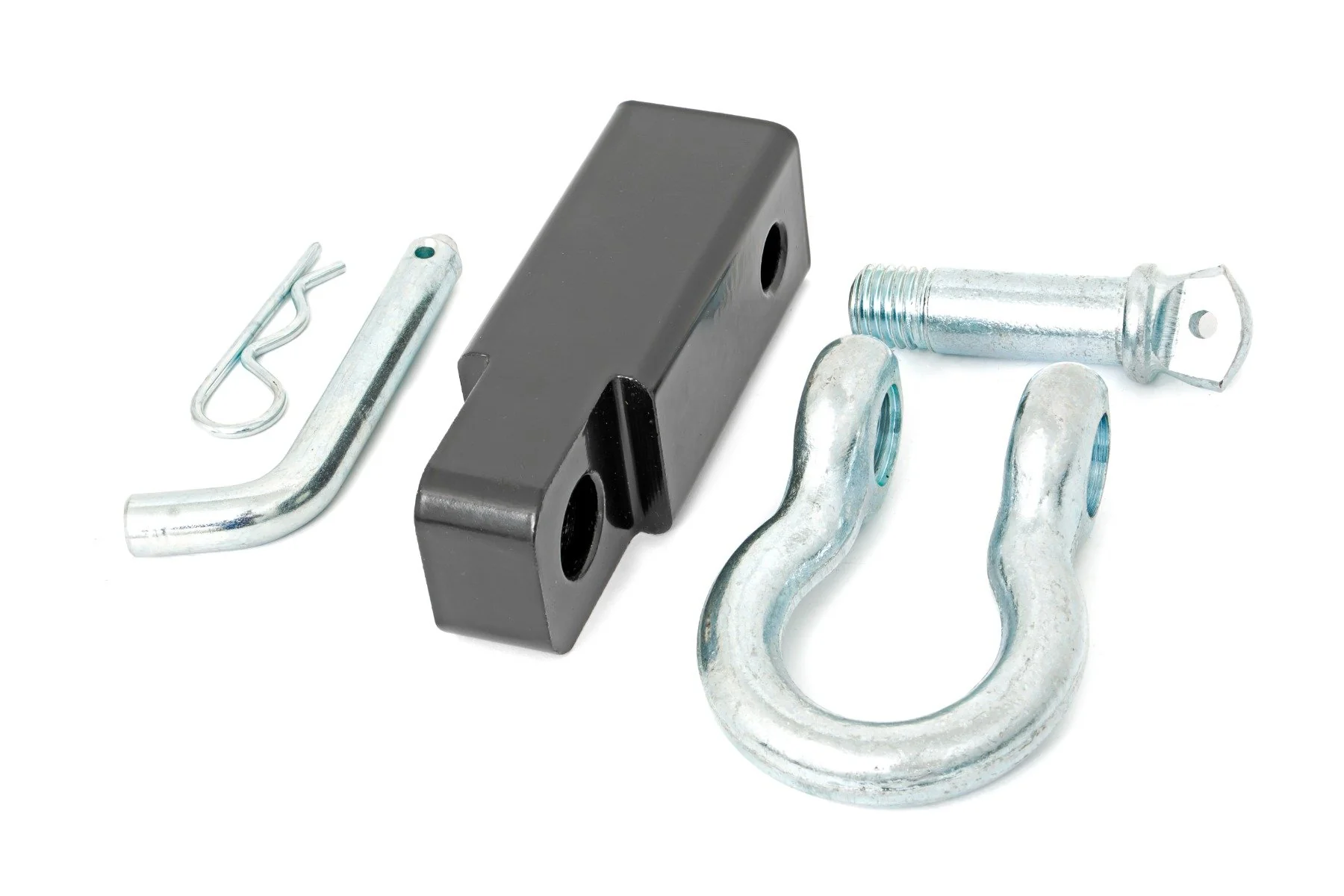 Rough Country 2" Suspension Receiver D Ring Shackle Kit W/ Pin RS157A - Image 2