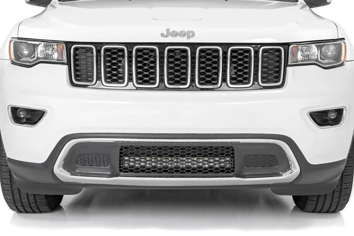 Rough Country 20" LED Bumper Kit Chrome Series Amb 11-20 WK2 Grand Cherokee 70776 - Image 3