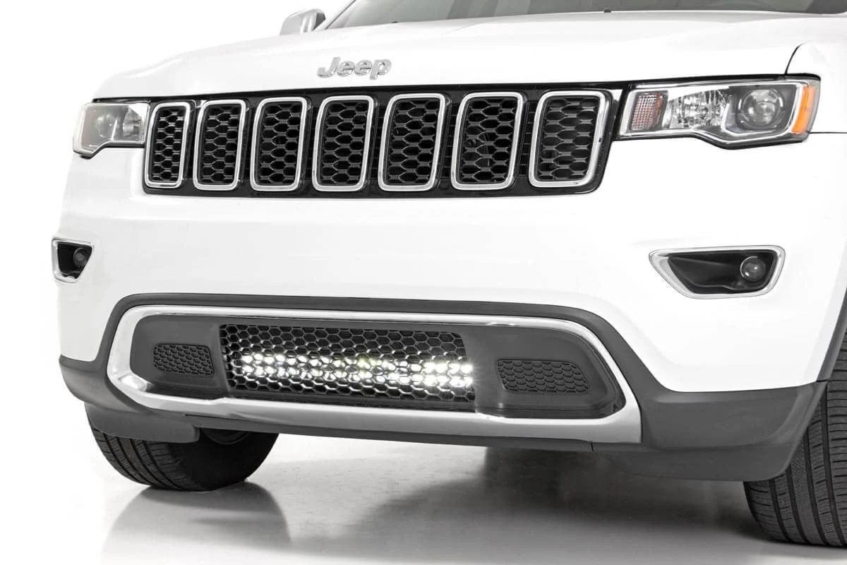 Rough Country 20" LED Bumper Kit CM Ser White DRL 11-20 WK2 Grand Cherokee 70775 - Image 2