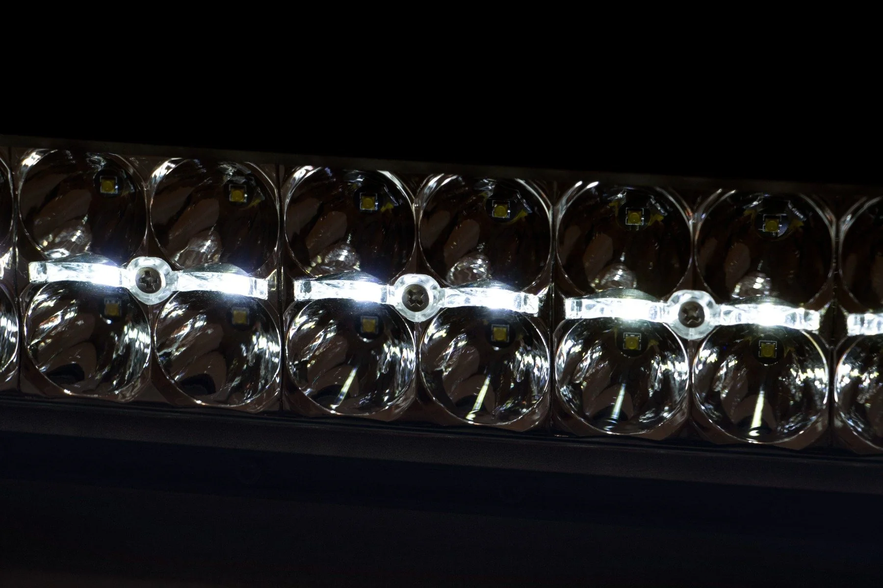 Rough Country 20"Cree LED Light Bar-Dual Row Chrome Series w/ Cool White DRL 70920D - Image 2
