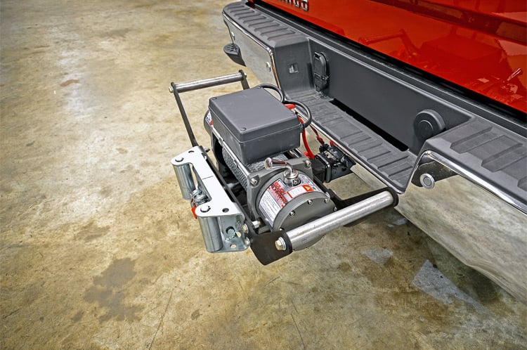 Rough Country 2in Receiver Winch Cradle Holds up to a 12,000lb winch RS109 - Image 2