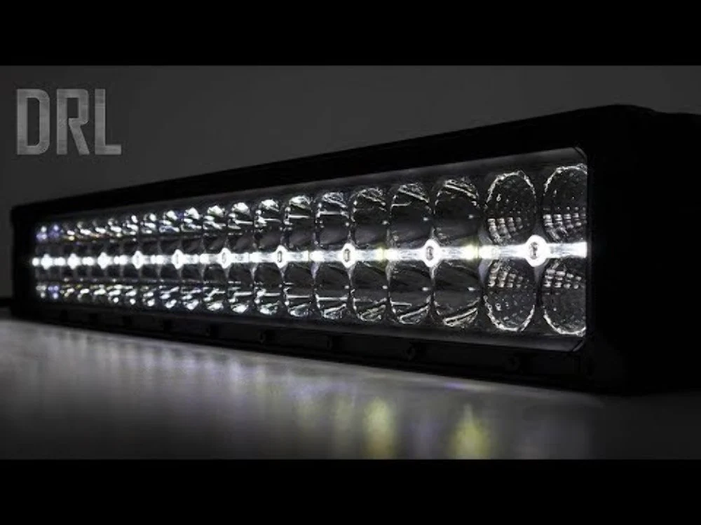 Rough Country 2"Square Flush Mount Cree LED Lights-Pair Black Series Amber DRL 70803BLKDRLA - Image 4