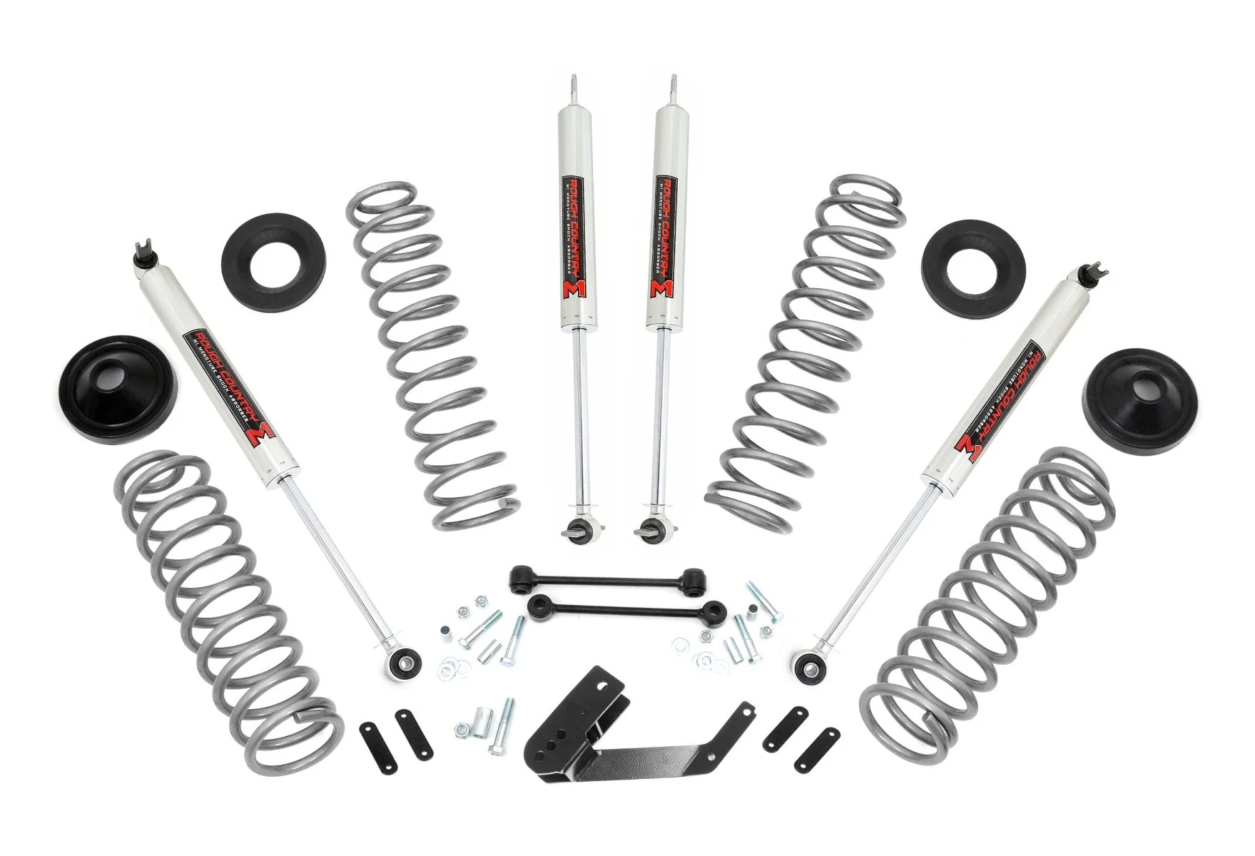 Rough Country 3.25" Lift Kit M1 For Jeep Wrangler JK 4wd 07-18 67640