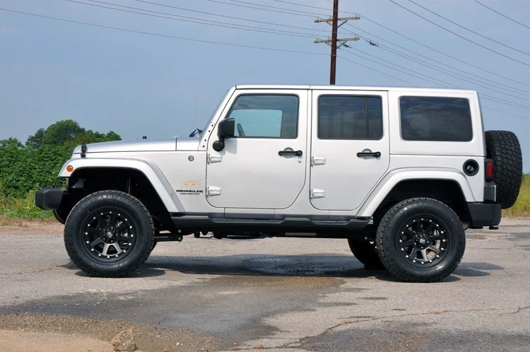Rough Country 3.25" Lift Kit w/Shocks Jeep Wrangler JKU 07-18 4-Door PERF694 - Image 3