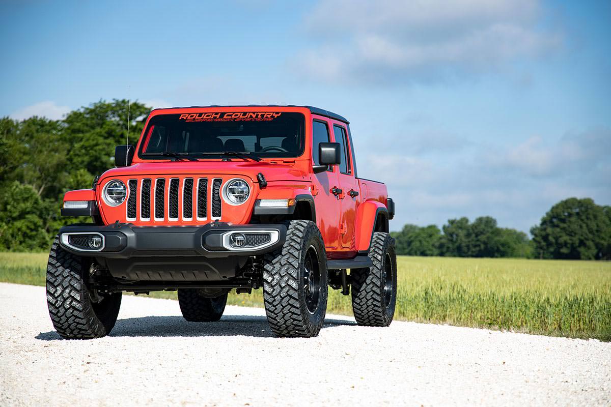 Rough Country 3.5 Inch Lift Kit Spacers for Jeep Gladiator JT 4wd (2020-2025) 63770 - Image 3