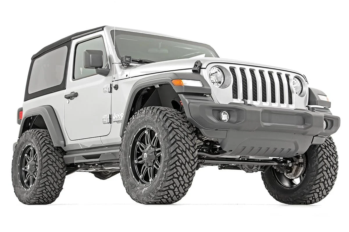 Rough Country 3.5" Lift Kit | Adj LCA | FR D/S | M1 | for Jeep Wrangler JL Rubicon 4WD (18-23) 90940 - Image 3