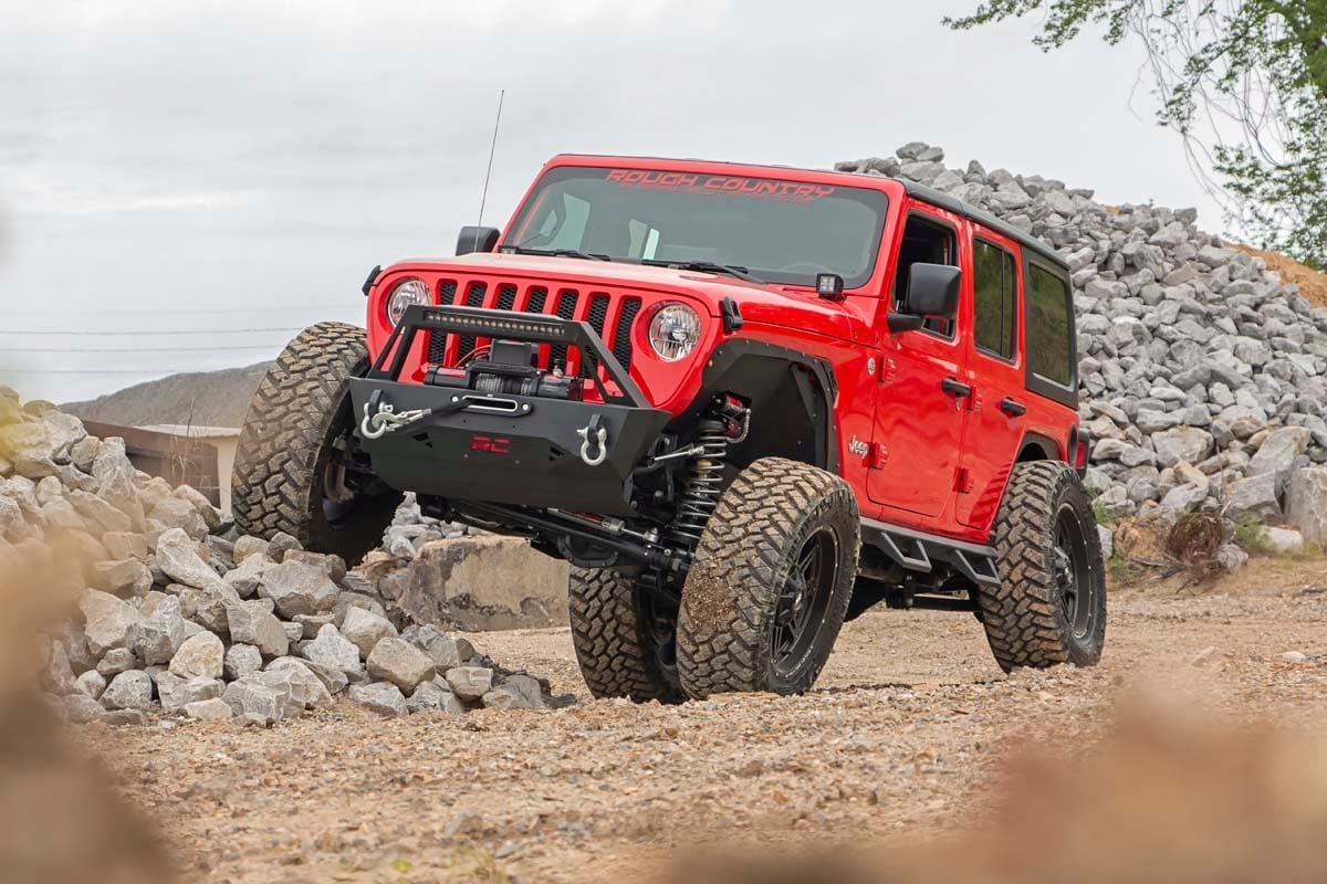 Rough Country 3.5" Lift Kit Adj Lower FR D/S for Jeep Wrangler Unlimited 2024 91530 - Image 6