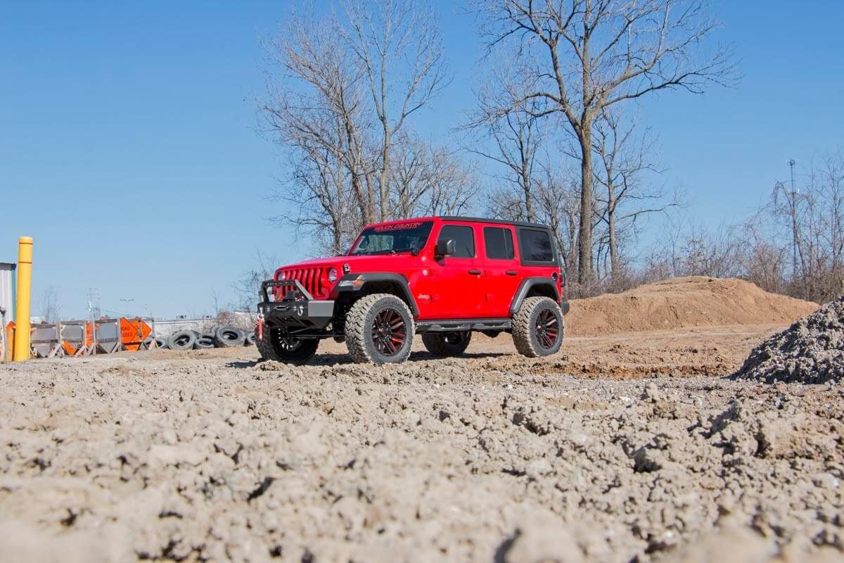 Rough Country 3.5" Lift Kit | Adj Lower | FR D/S | M1 | for Jeep Wrangler Unlimited Rubicon (18-23) 69140 - Image 6