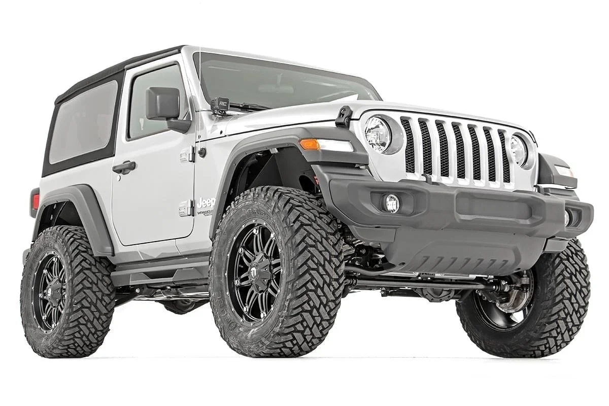 Rough Country 3.5" Lift Kit C/A Drop FR D/S for Jeep Wrangler JL 4wd 2024 94430 - Image 2