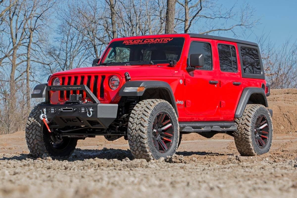 Rough Country 3.5" Lift Kit | C/A Drop | Stage 1 | M1R | for Jeep Wrangler Unlimited (18-23) 66844 - Image 4