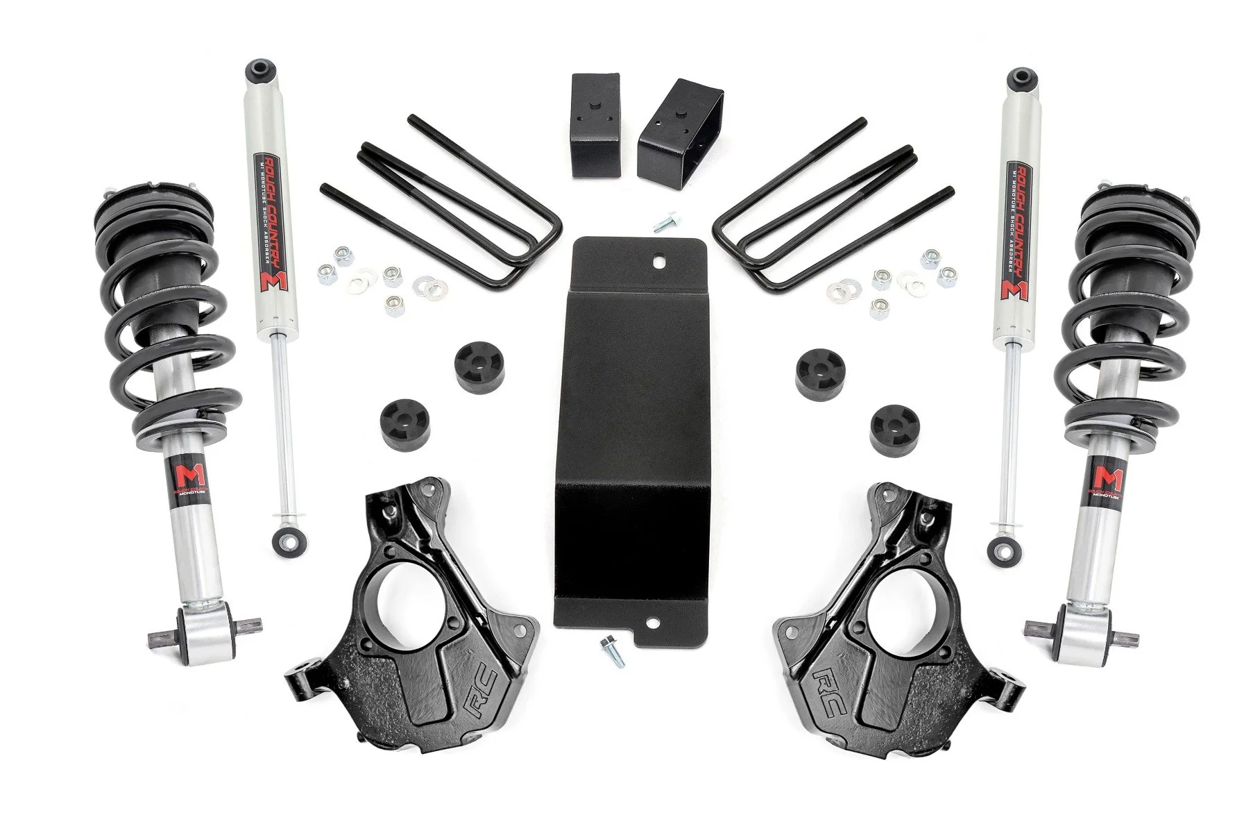 Rough Country 3.5" Lift Kit Cast Steel LCA FR M1 Chevy/GMC 1500 14-18 12440
