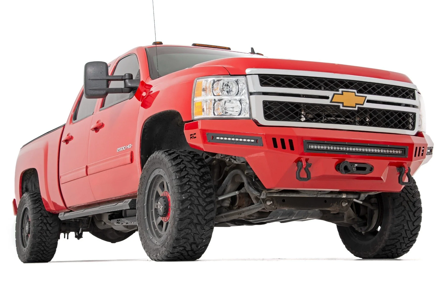 Rough Country 3.5" Lift Kit Knuckle Chevy/GMC 2500HD/3500HD 11-19 95730RED - Image 2