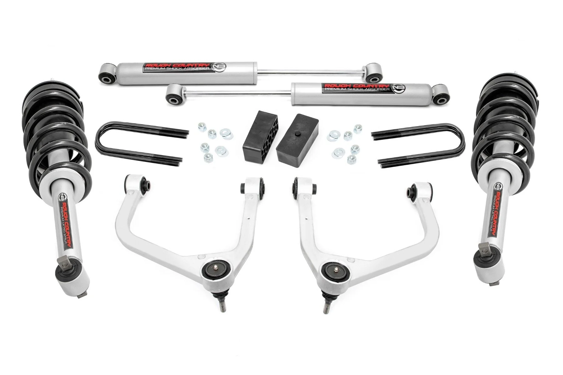 Rough Country 3.5" Lift Kit Mono Leaf Rear | N3 Struts | GMC Sierra 1500 2025 28831A 28831_A