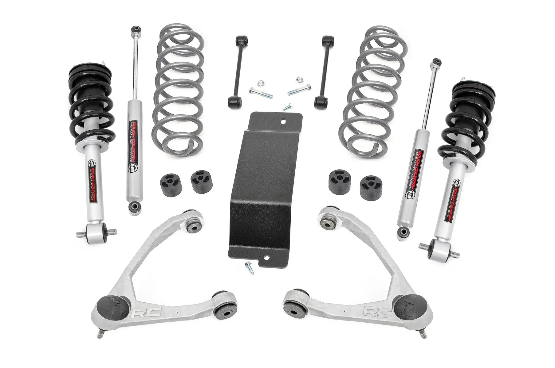 Rough Country 3.5" Lift Kit N3 Struts Forged UCAs Chevy/GMC SUV 1500 07-20 19332