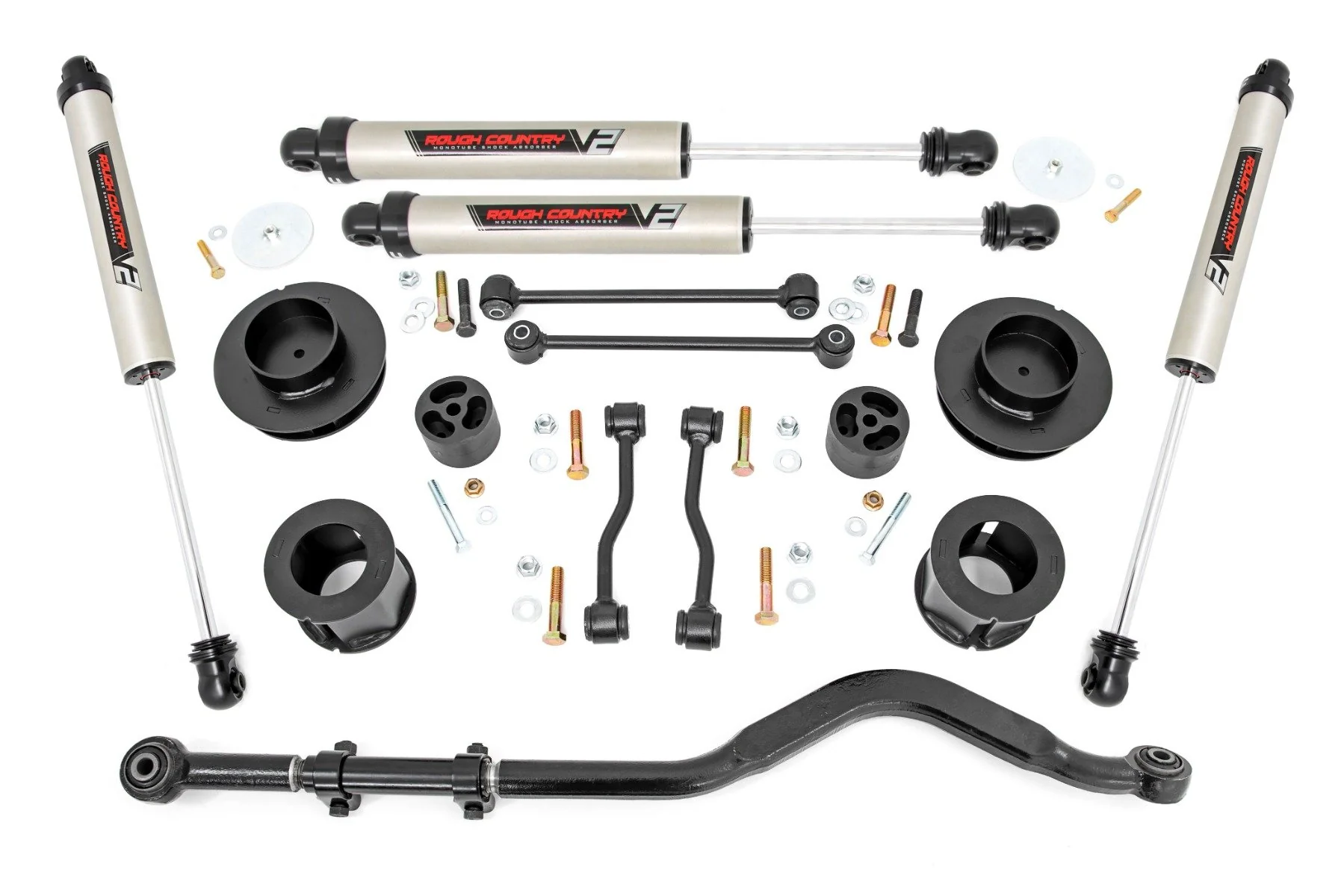 Rough Country 3.5" Lift Kit Spacers V2 for Jeep Gladiator JT 24-25 78770
