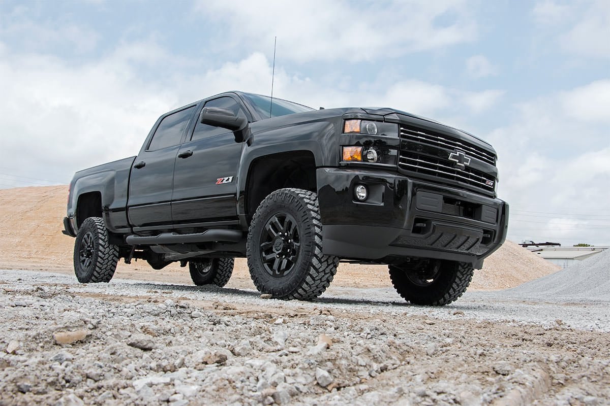 Rough Country 3.5" Lift Kit for Chevy/GMC 2500HD/3500HD 11-19 V2 Shocks 95970RED - Image 4