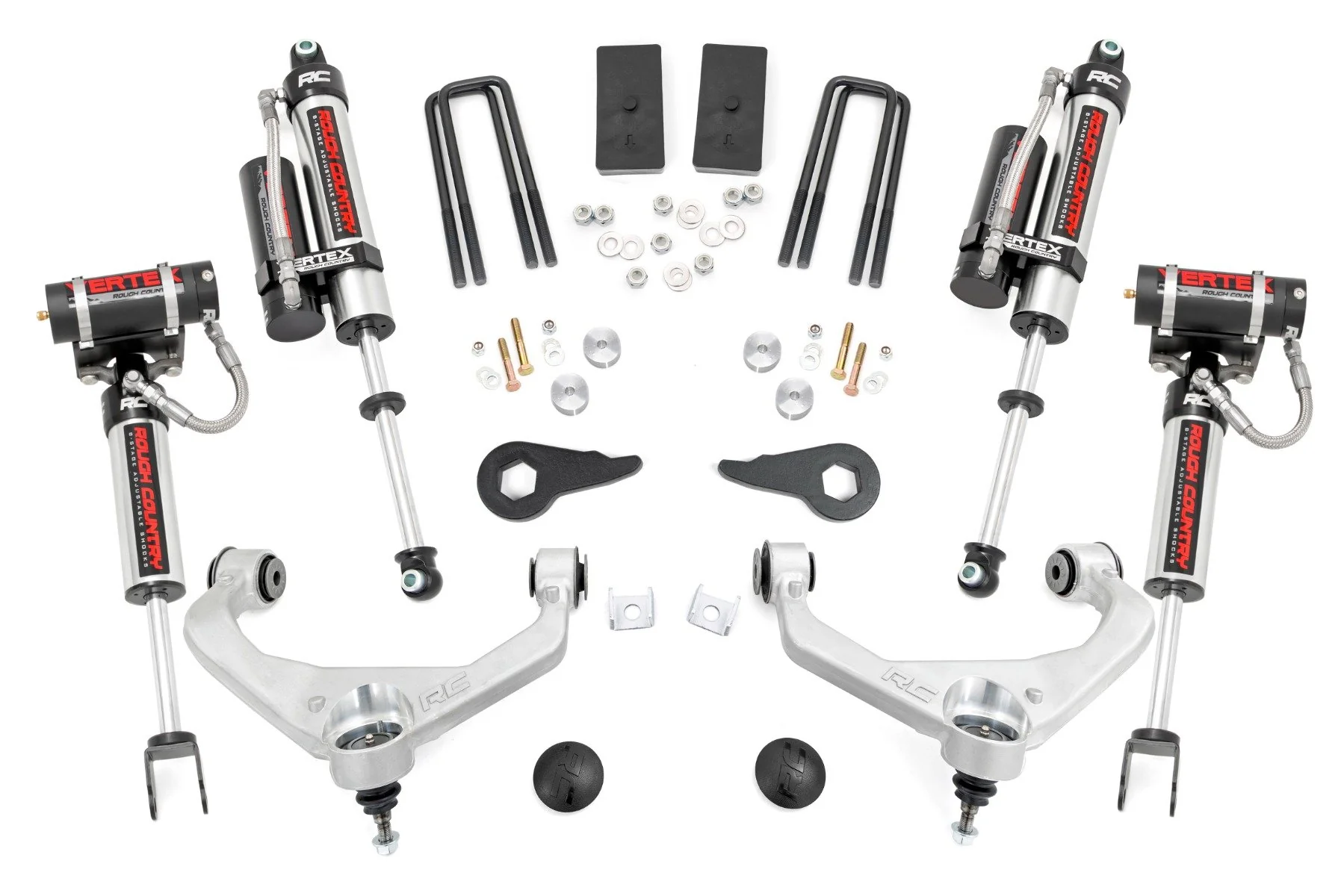 Rough Country 3.5" Lift Vertex w/ Overloads Chevy/GMC 2500/3500HD 11-19 97550