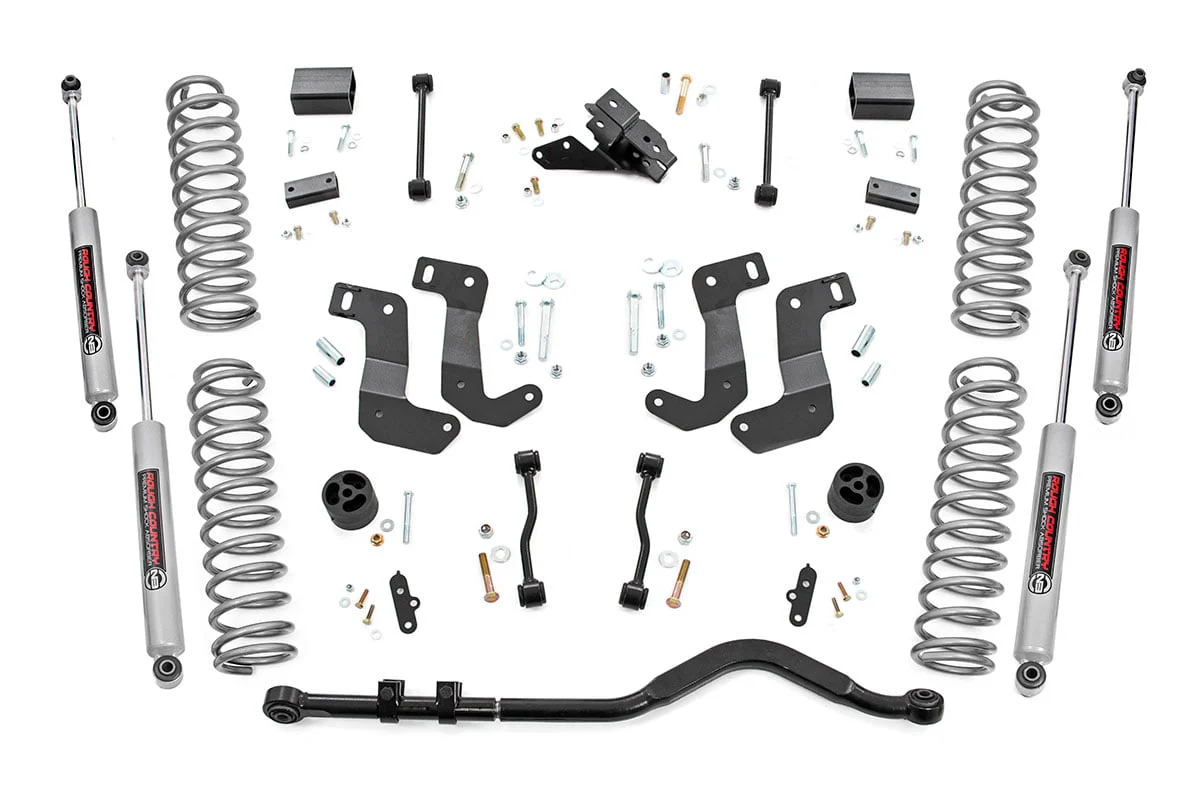 Rough Country 3.5" Suspension Lift Kit Control Drop fits 20 Wrangler JL Diesel 78130