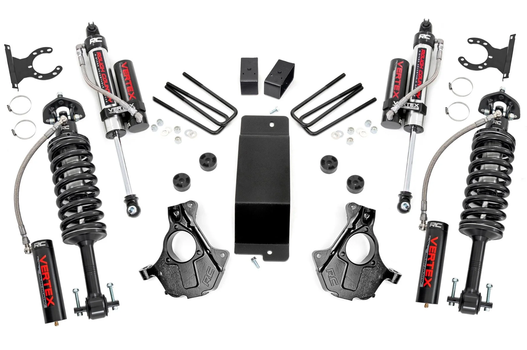 Rough Country 3.5" GM Suspension Lift Kit Knuckles Vertex 14-18 1500 PU 4wd Cast 12450