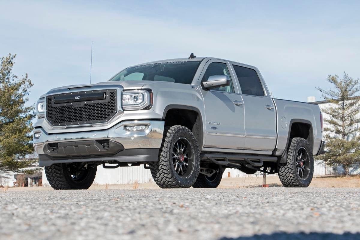 Rough Country 3.5" GM Suspension Lift Kit Knuckles Vertex 14-18 1500 PU 4wd Cast 12450 - Image 2