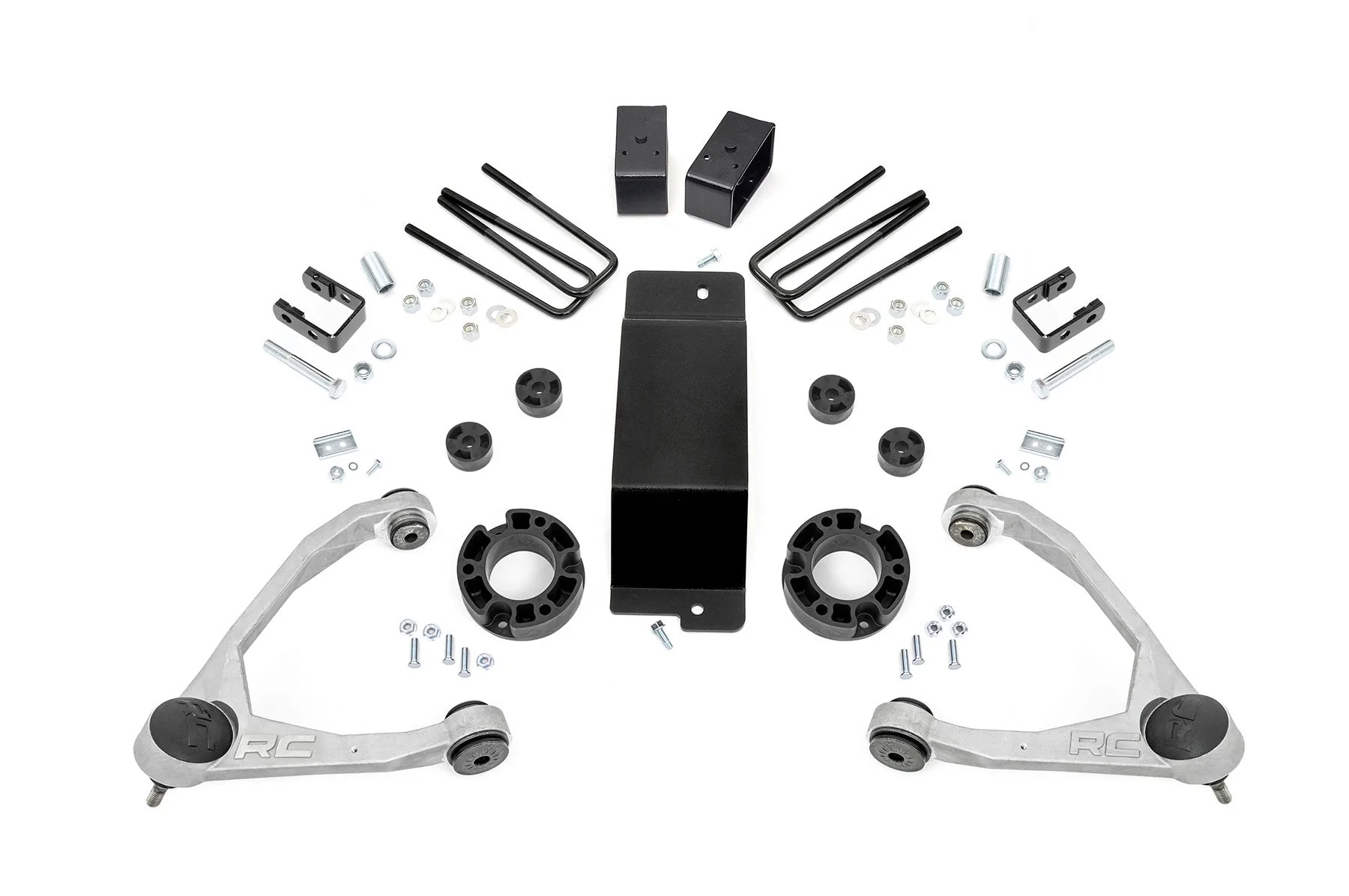 Rough Country 3.5in GMC Lift Kit 14-16 1500 Denali PU 4wd w/MagneRide Steel 18901