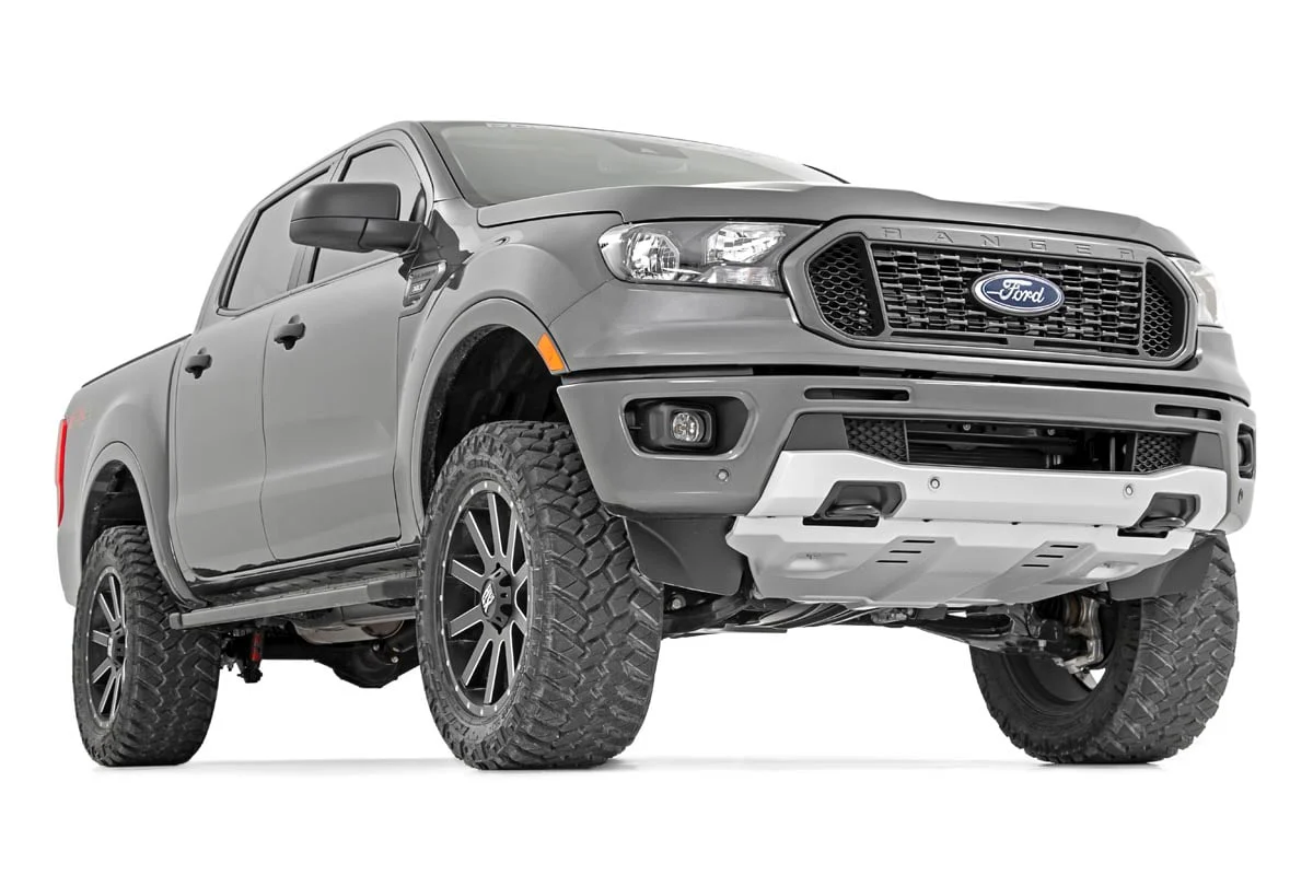 Rough Country 3.5in Leveling Kit w/N3 Alum Knuckle Shocks 19-23 Ranger 4WD 500010 - Image 2