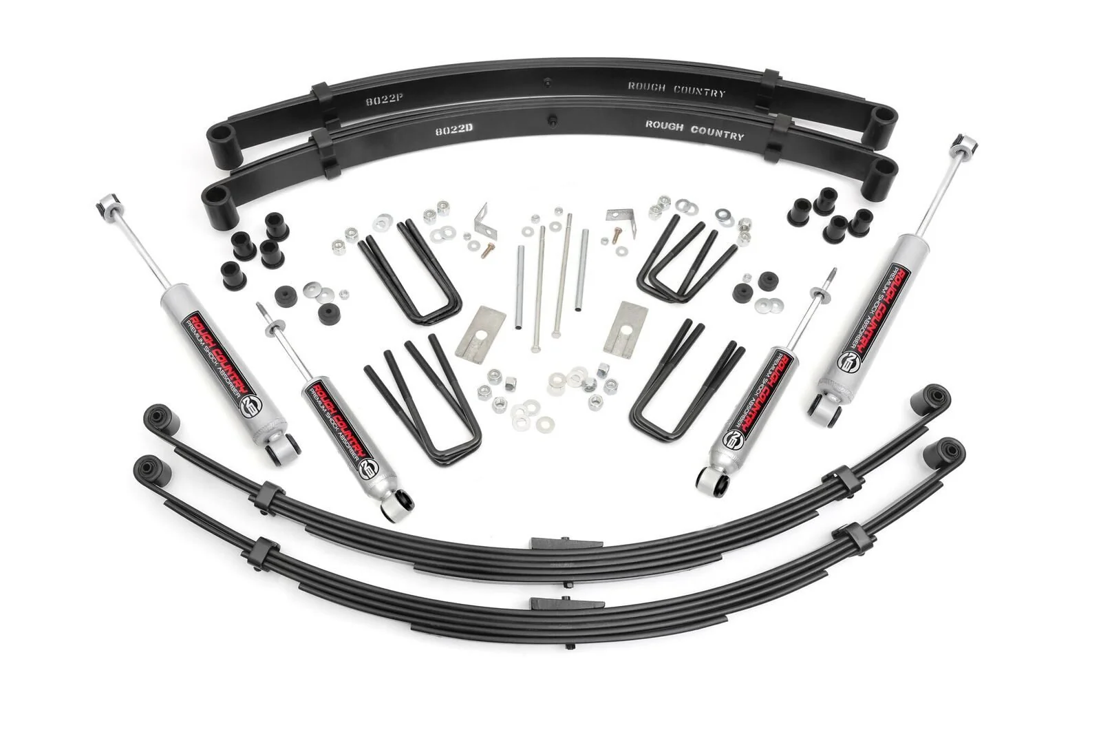 Rough Country 3 Inch Lift Kit Rear Springs For Toyota Truck 4wd 1984-1985 71530