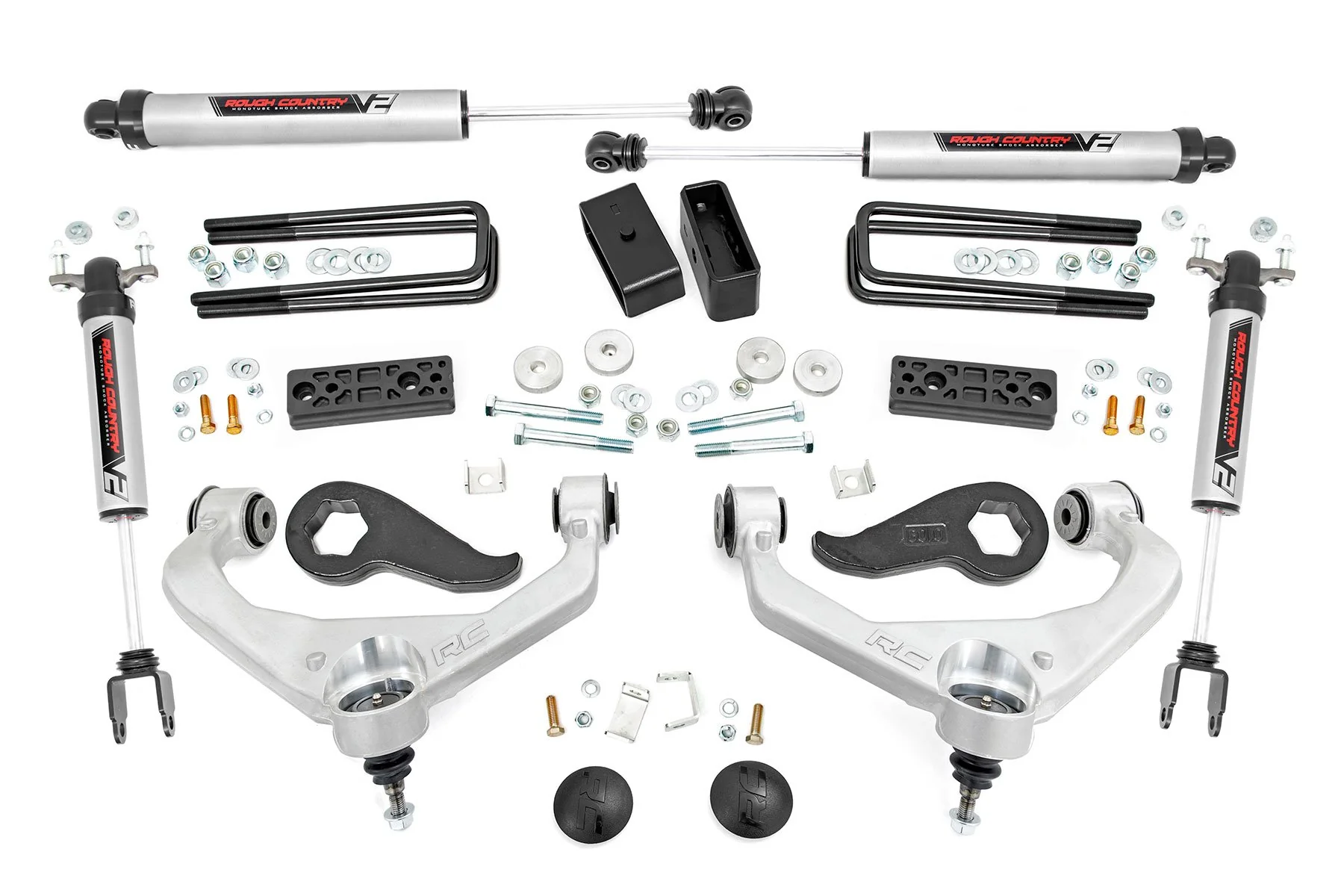 Rough Country 3 Inch Lift Kit UCAs V2 Chevy/GMC 3500HD Dually (20-22) 95670