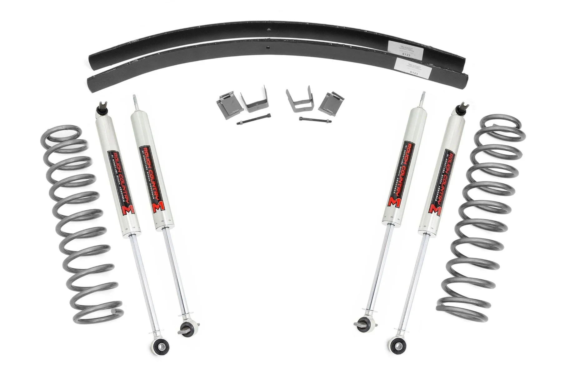 Rough Country 3" Lift Kit Rear AAL M1 For Jeep Cherokee XJ 84-01 67040