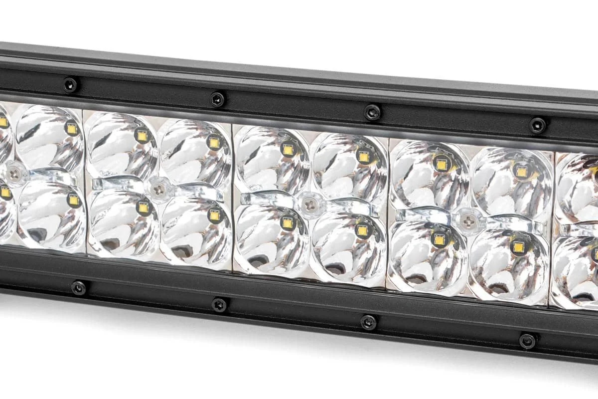Rough Country 30"Curved Cree LED Light Bar-Dual Row Chrome Series Cool White DRL 72930D - Image 4