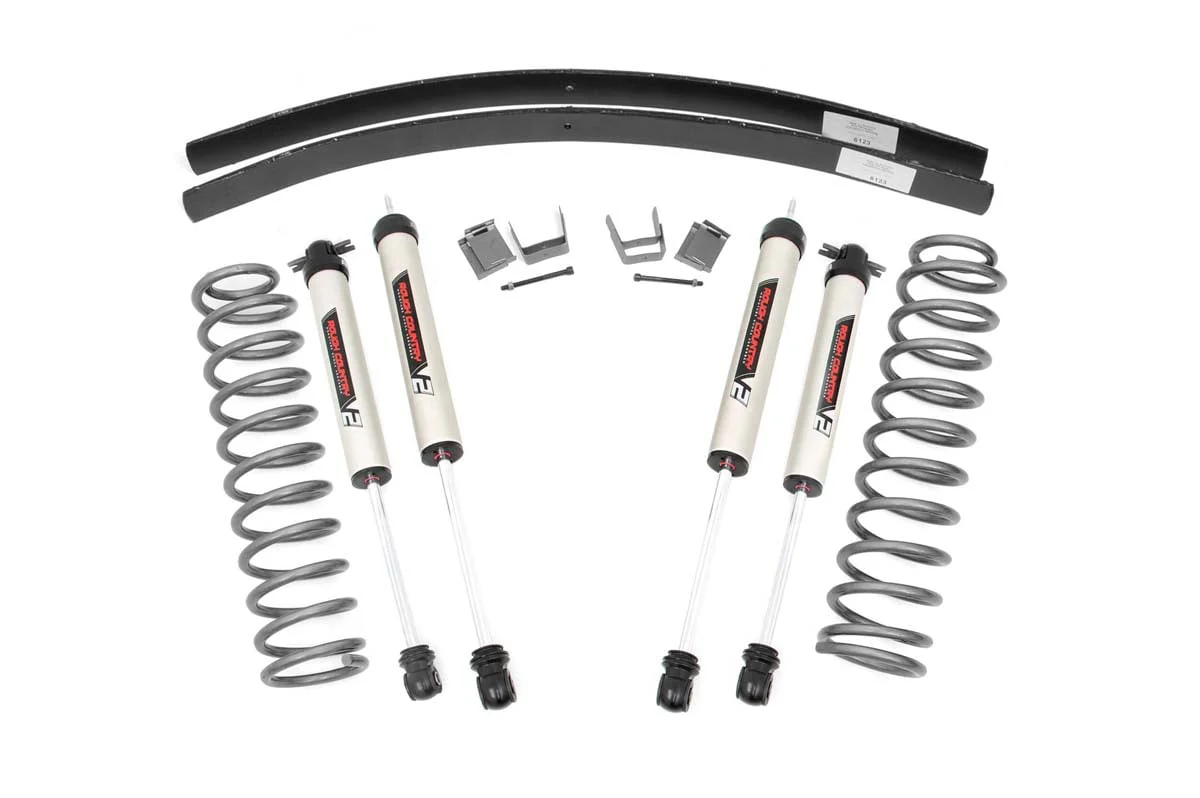 Rough Country 3" Suspension Lift Kit System for 84-01 Cherokee XJ w/V2 shocks 67070 - Image 3
