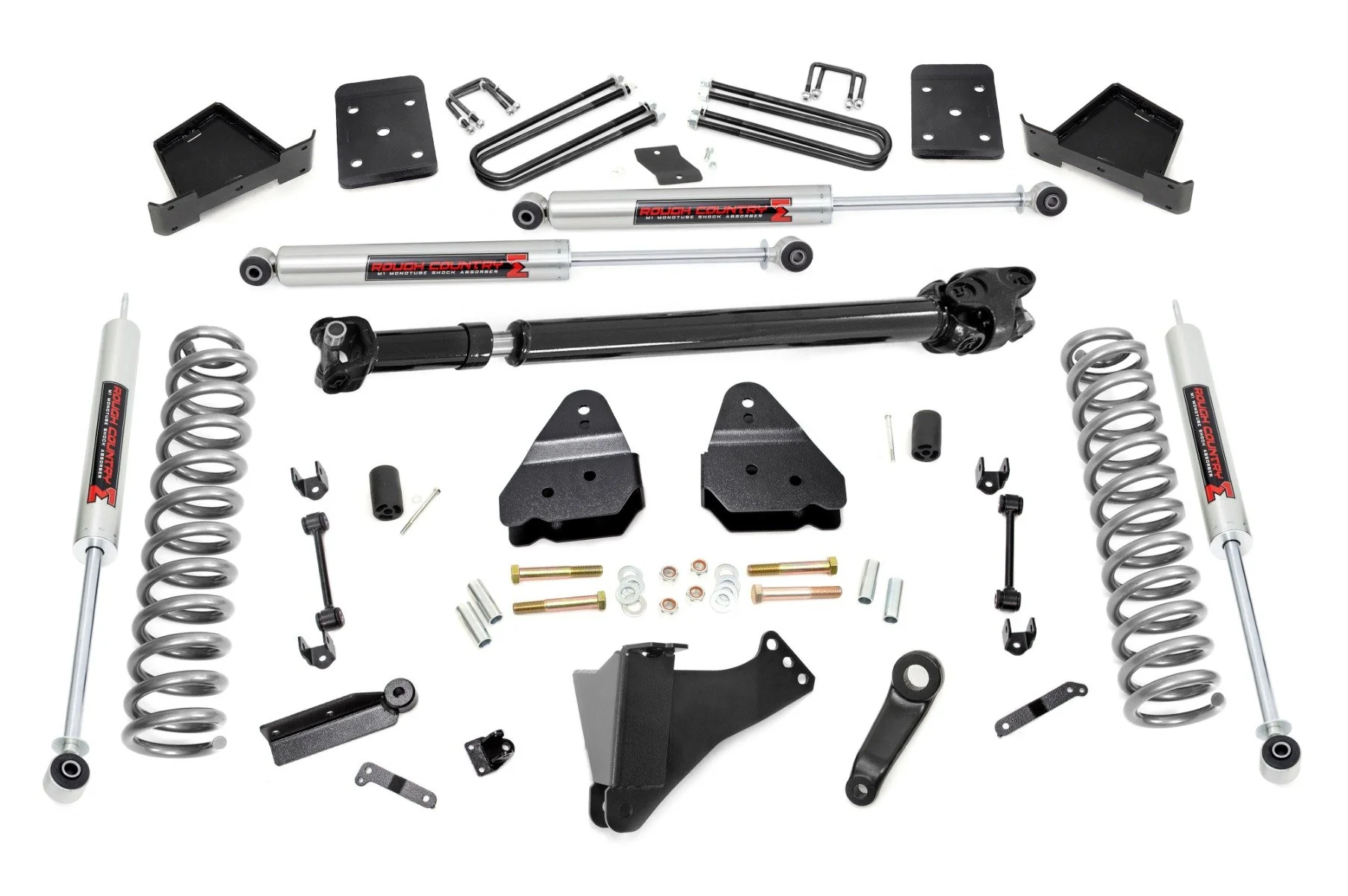 Rough Country 4.5 Inch Lift Kit FR D/S M1 for Ford Super Duty 4wd 17-23 50641