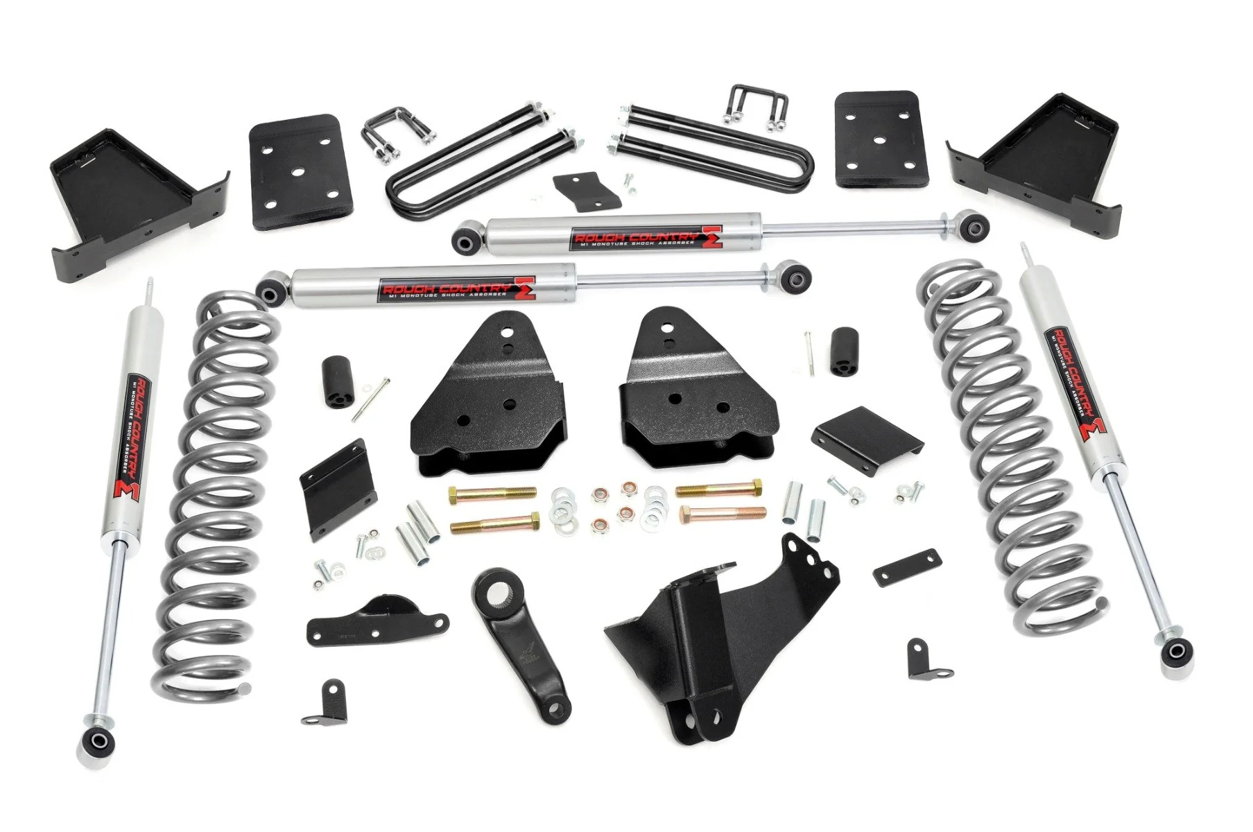 Rough Country 4.5" Lift Kit No OVLD M1 For Ford Super Duty 4wd 2015-2016 53440
