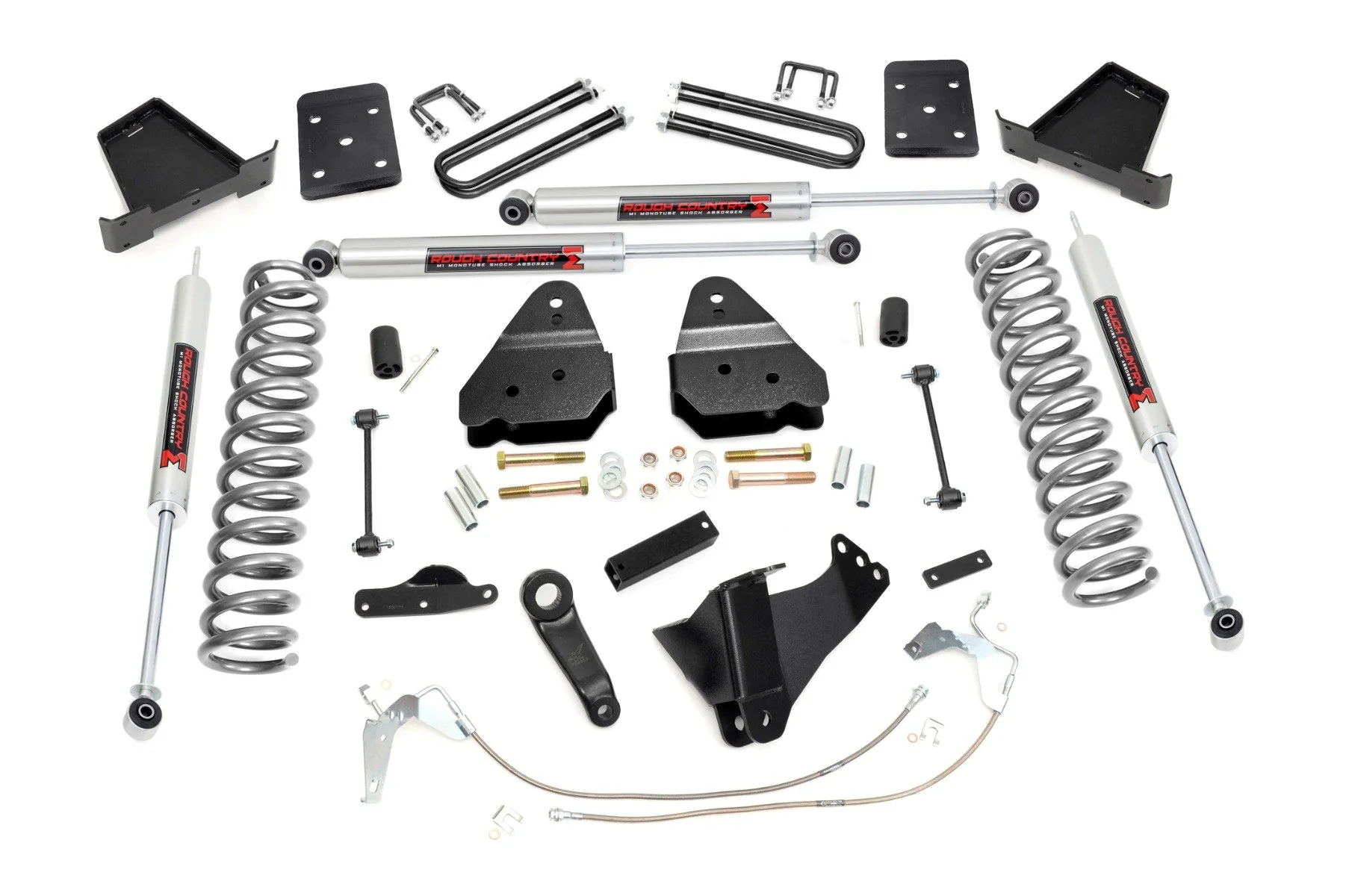 Rough Country 4.5" Lift Kit W/O Overloads M1 For Ford Super Duty 4wd 08-10 47840