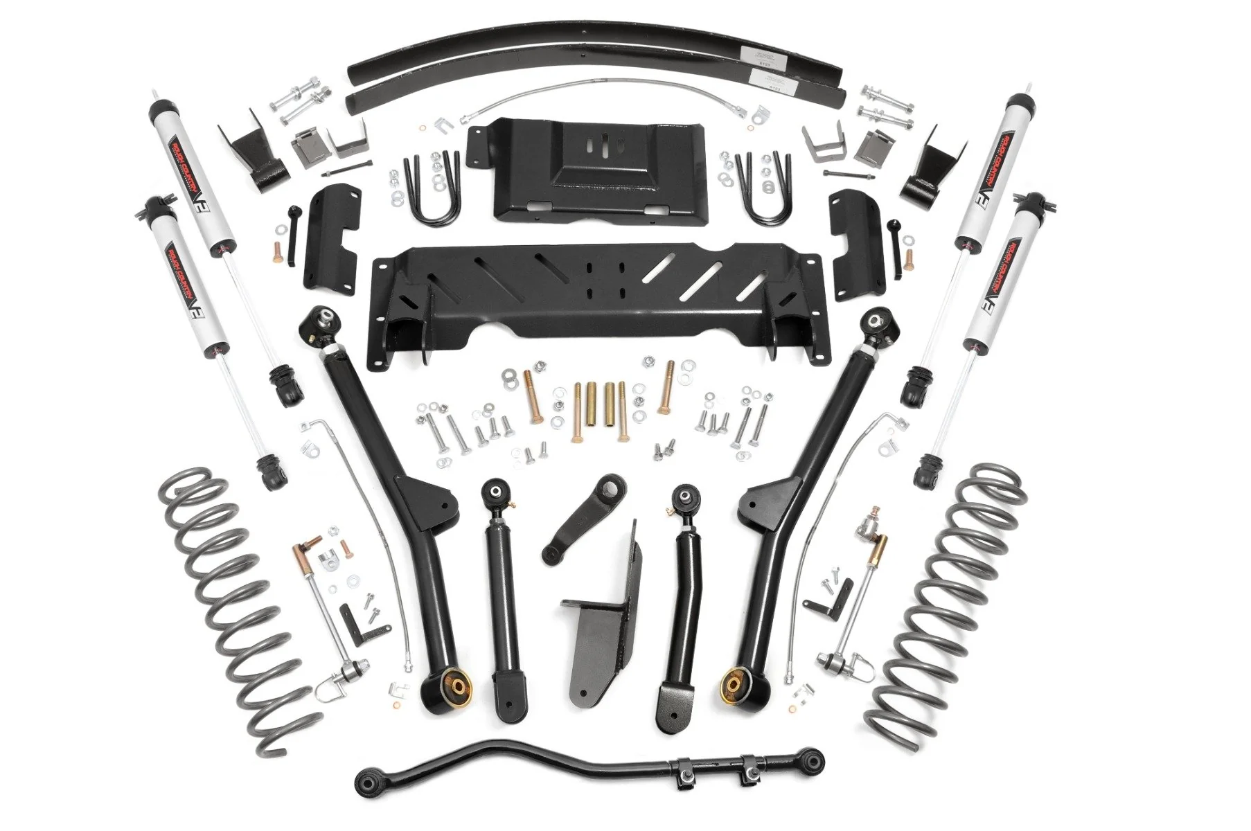 Rough Country 4.5" Long Arm Kit for Jeep Cherokee XJ 84-01 RR AAL NP231 V2 Shock 68970