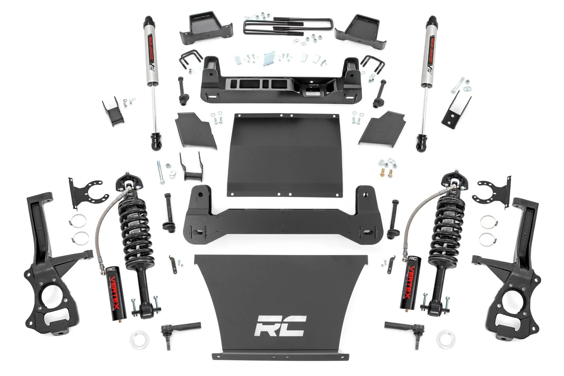 Rough Country 4" Suspension Lift Kit Chevy GMC 1500 Trailbos/AT4 19-24 Vertex/V2 27557