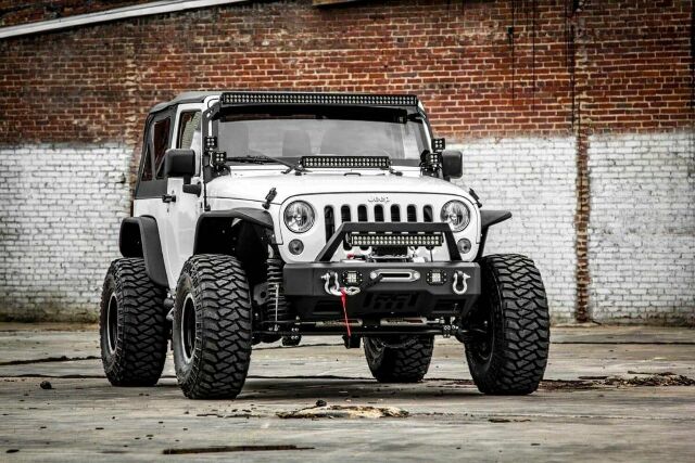 Rough Country 4 Inch COMPLETE Susp Lift Kit for Wrangler JK 12-18 2-Door 67322 67322-12COMP - Image 3
