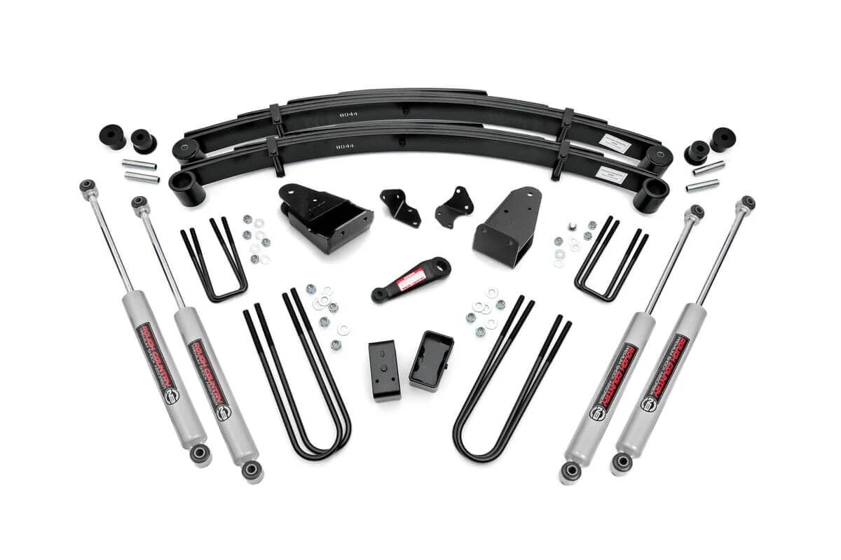 Rough Country 4 Inch Lift Kit For Ford F-250 4wd (1987-1997) 490-87UP30