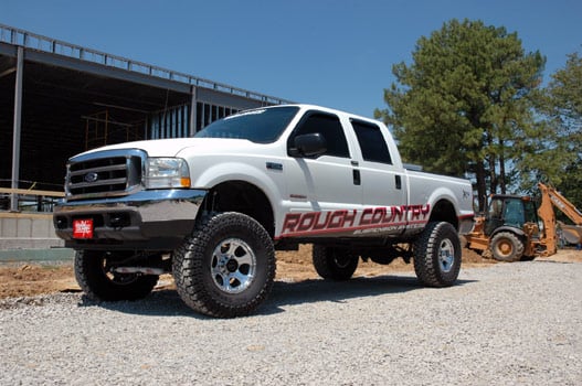 Rough Country 4 Inch Lift Kit Rear Blocks M1 for Ford Super Duty 4wd 1999 49440 - Image 2