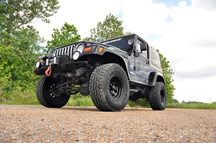 Rough Country 4 Inch Lift Kit With V2 for Jeep Wrangler TJ 4wd (2003-2006) 90777 - Image 3