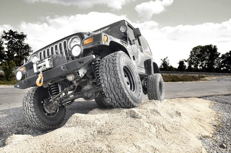 Rough Country 4" Lift Kit For Jeep Wrangler TJ 4wd 2003-2006 w/ M1 Shocks 90740 - Image 2