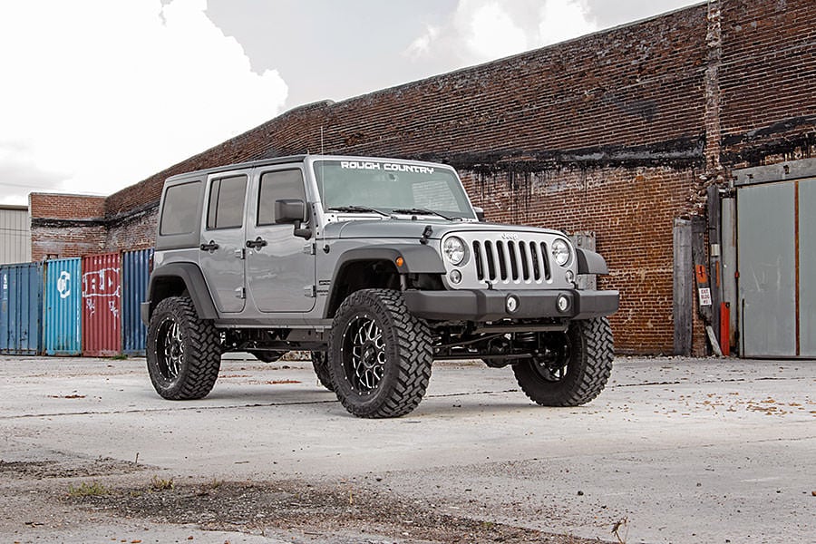 Rough Country 4" Lift Kit | M1R | for Jeep Wrangler Unlimited 2WD/4WD (2007-2018) 68144 - Image 2