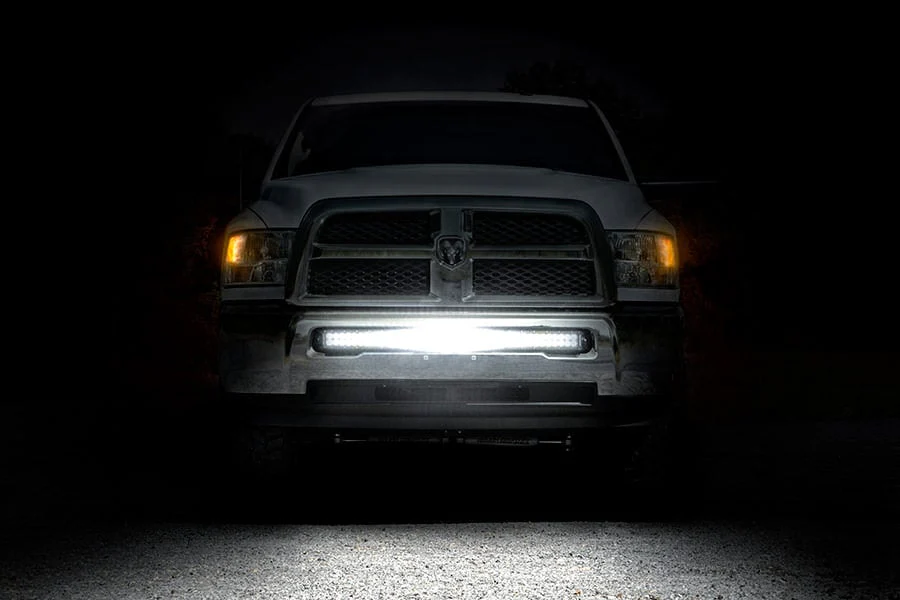 Rough Country 40" Curved Light Bar Hidden Bumper Mounts Ram 2500/3500 10-18 70569 - Image 5