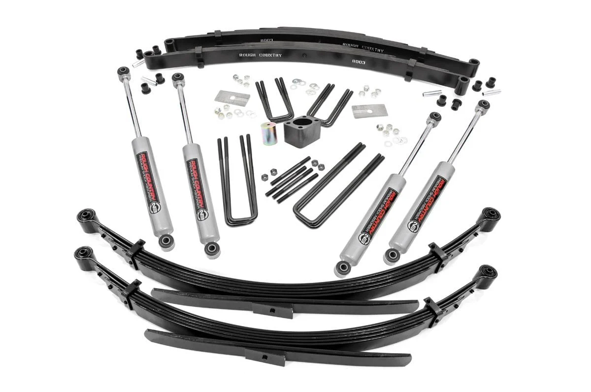 Rough Country 4in for Dodge Suspension Lift Kit System Dana 60 W Series 341.20