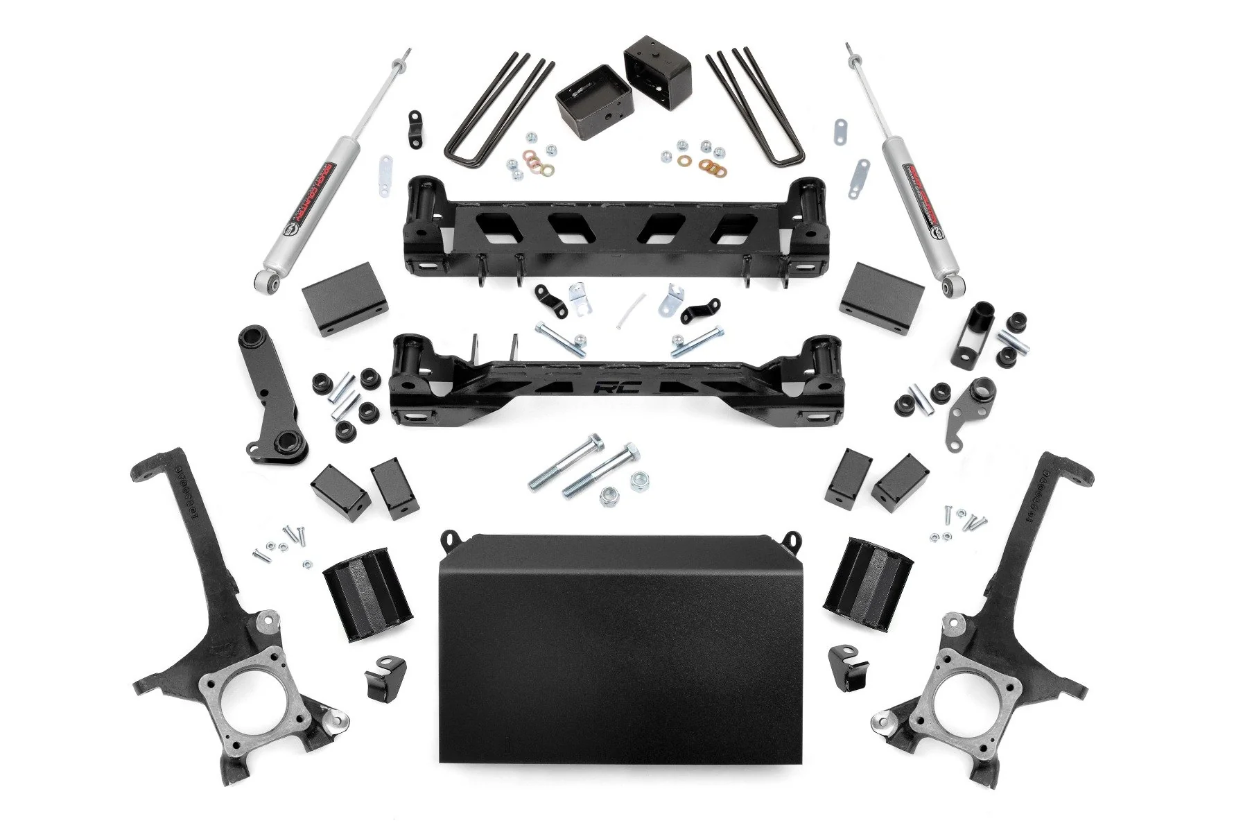 Rough Country 4in Suspension Lift Kit w/N3 Shocks fits Toyota 16-20 Tundra 75130