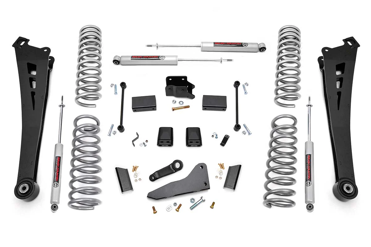 Rough Country 5" Lift Kit Dual Rate Coil Springs 14-18 for RAM 2500 Diesel 36830 - Image 2