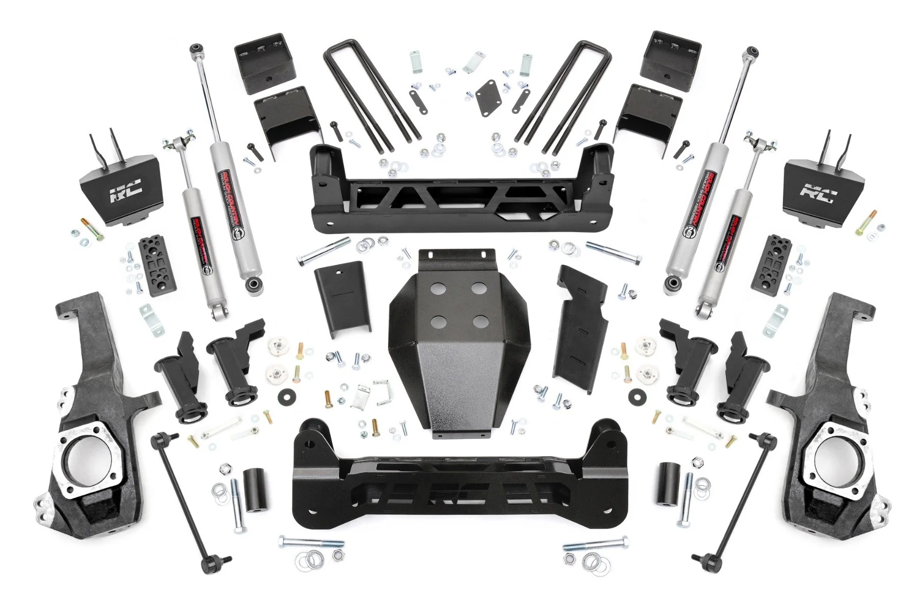 Rough Country 5" Lift Kit for Chevy/GMC 2500HD/3500HD 20-22 Torsion Drop 11030