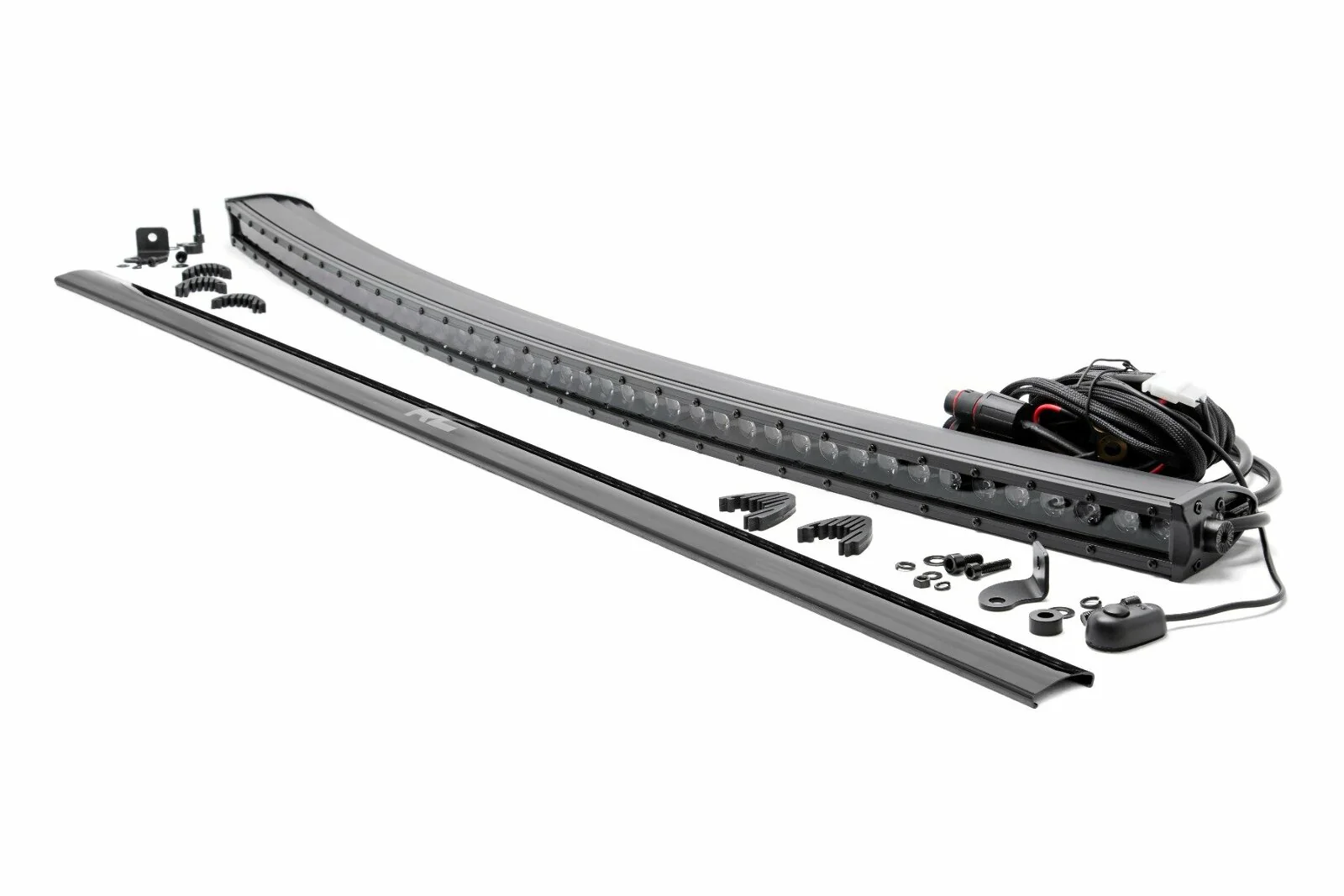 Rough Country 50-inch Curved Cree LED Light Bar-Single Row Black Series 72750BL