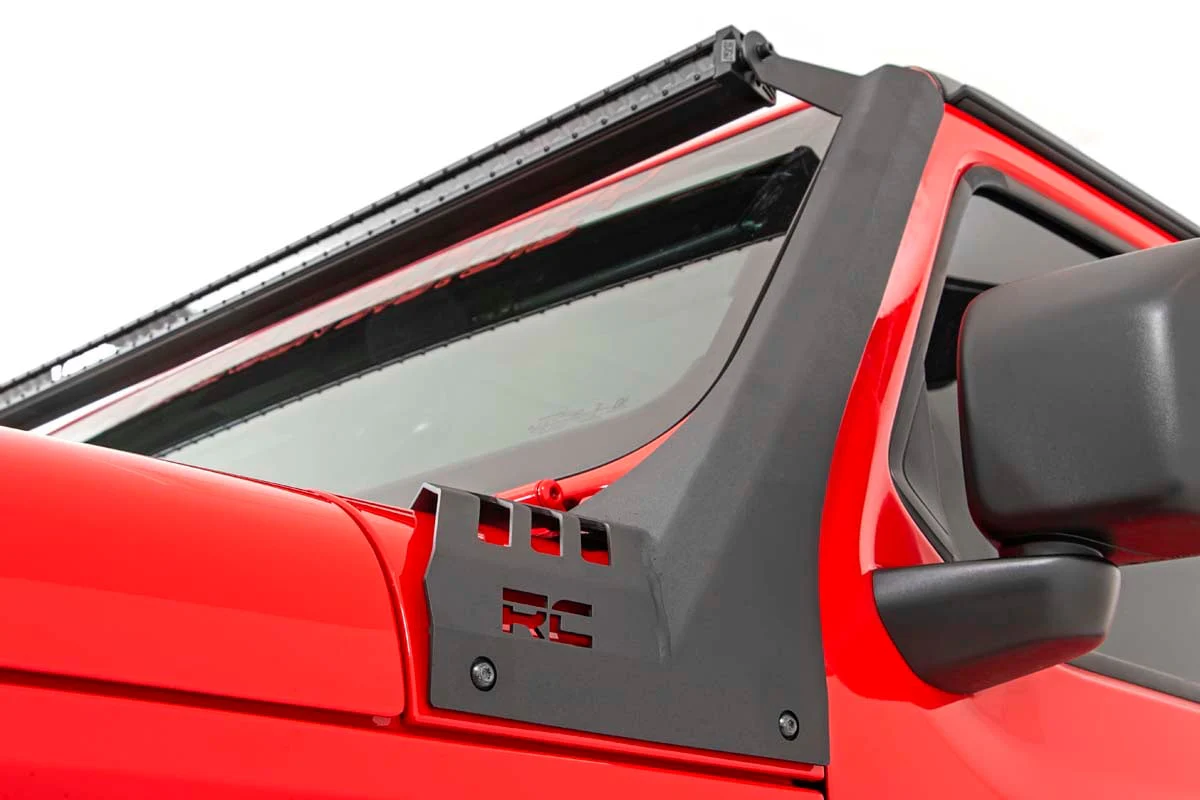 Rough Country 50" LED Light Bar Kit Blk Series 20-23 Gladiator JT Wrangler 70066 - Image 4