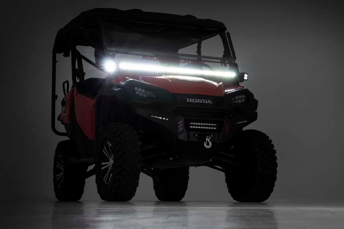 Rough Country 50" Single-Row Lower LED Kit BLK 16-20 Honda Pioneer 92014 - Image 2